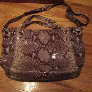 Snakeskin purse